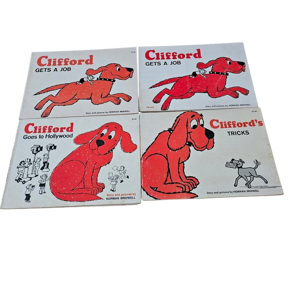 Vintage Clifford's Books by Norman Birdwell - 4 1960 to 1980